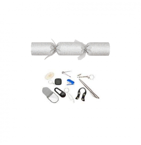 14" Sparkling Dust SiILVER Cracker 